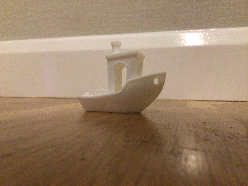 Benchy with sample text