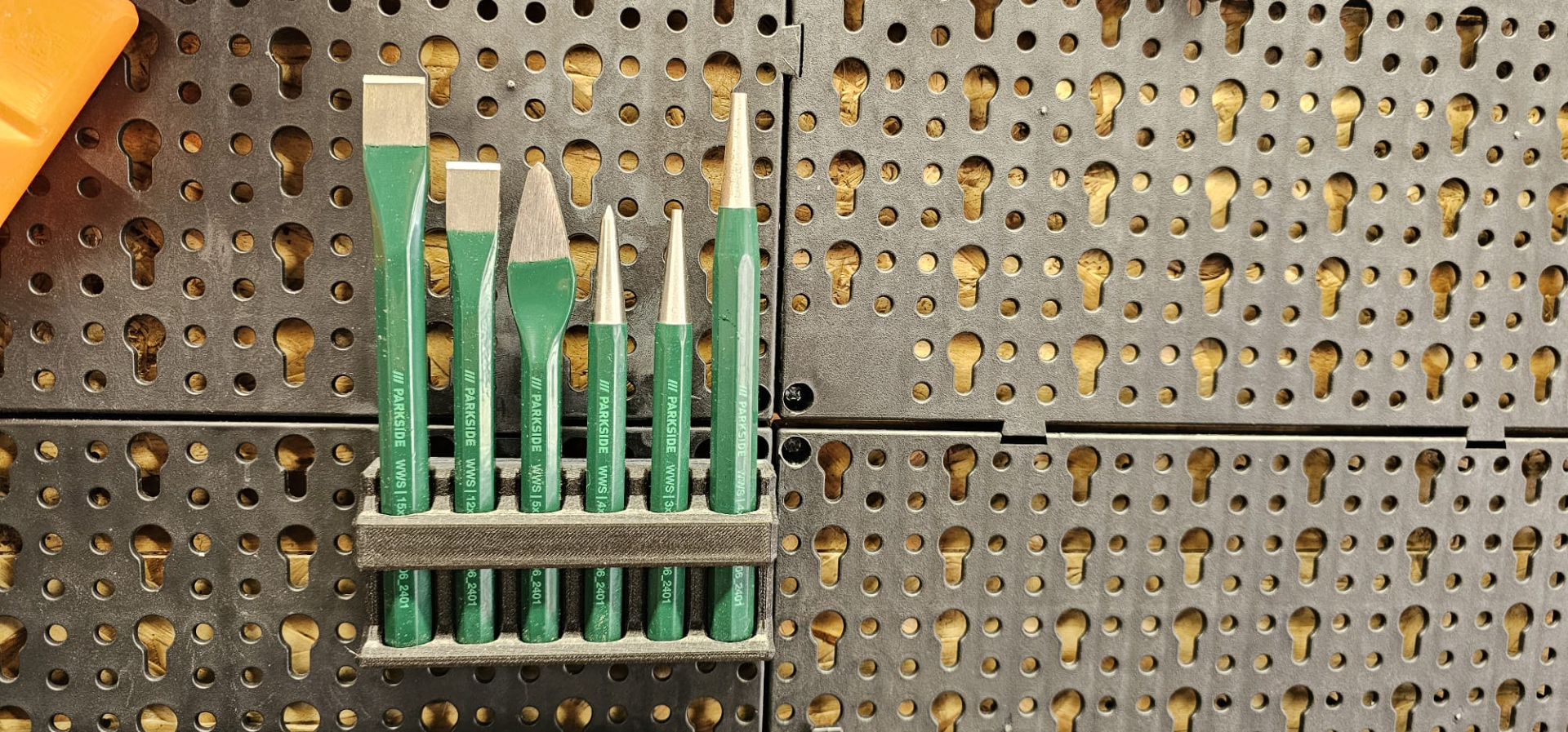 Parkside(Lidl) pegboard attachments