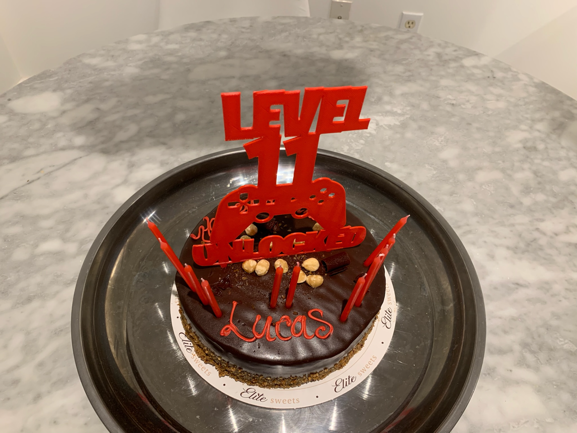 Level Unlocked Cake Topper