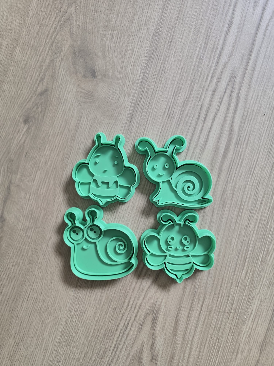 Cute Insect Bugs Bee Snail Cookie Cutter Playdoh