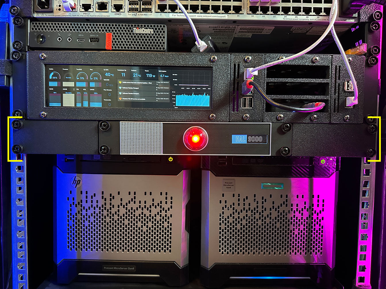 10 Inch to 19 Inch Network Server Rack Adapter