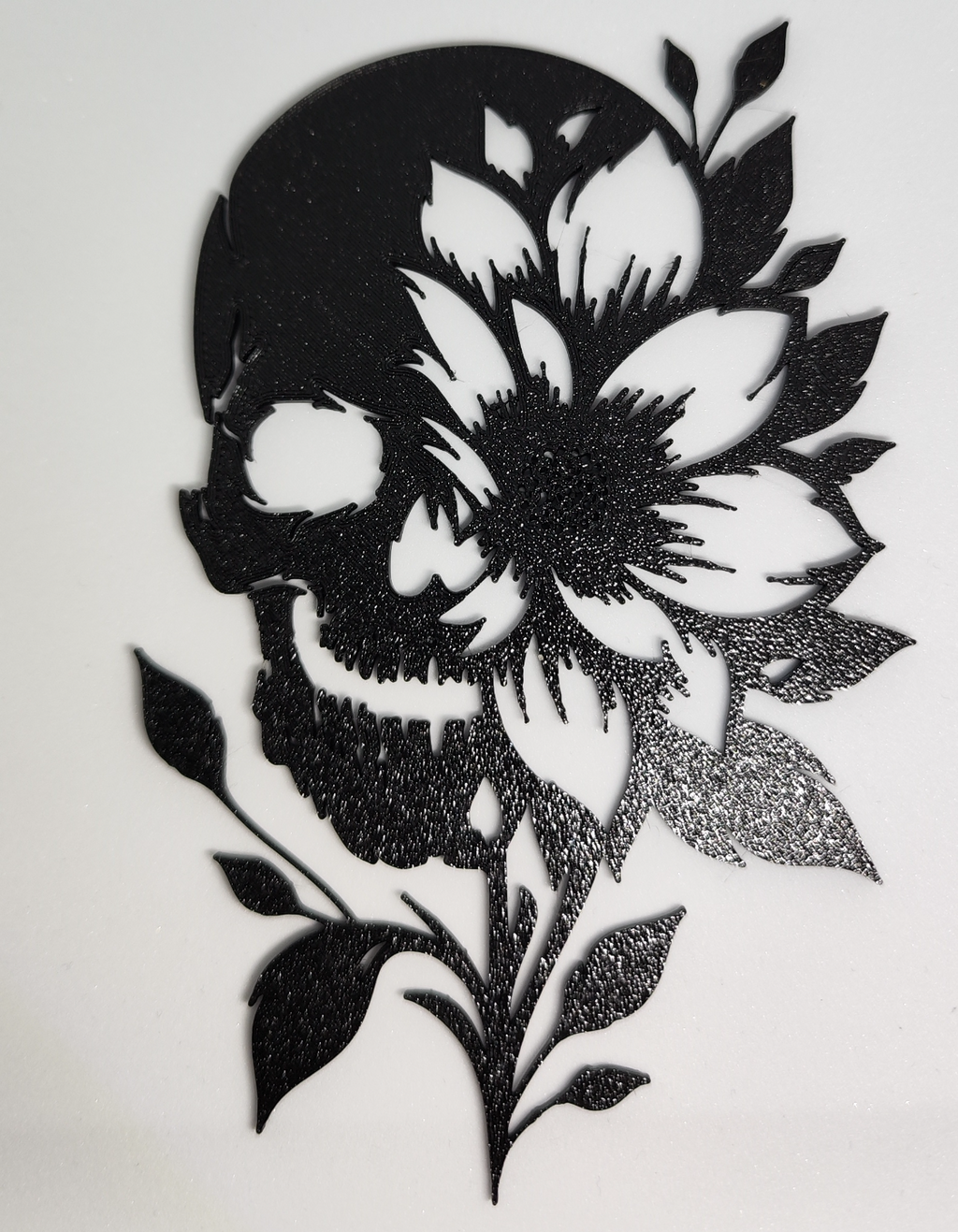Flower Skull Wall Art