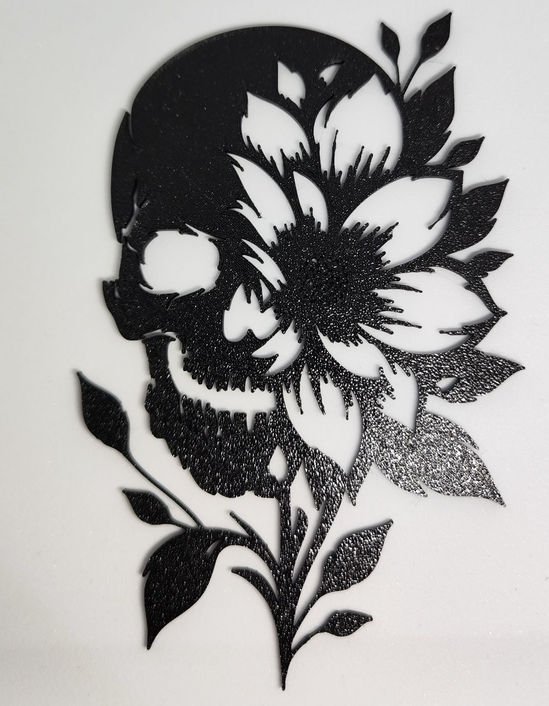 Flower Skull Wall Art