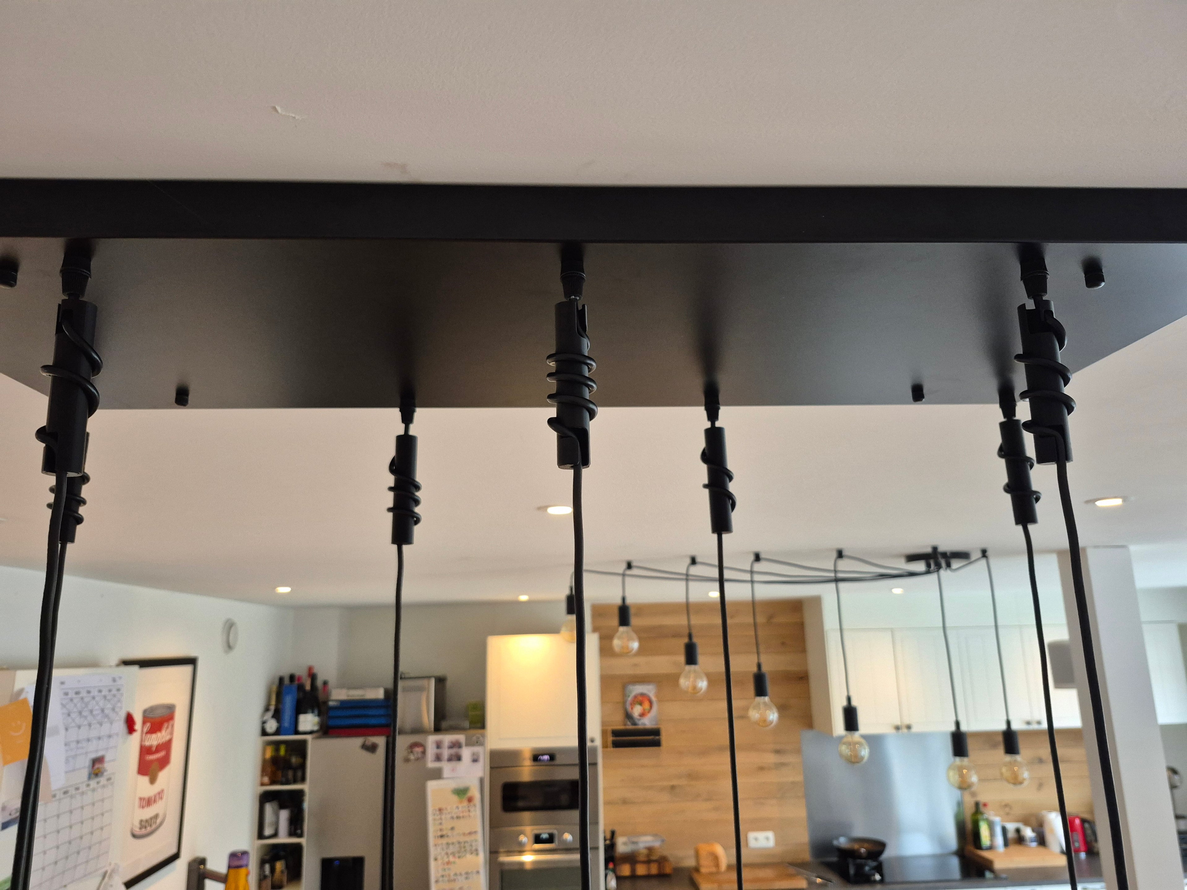 Adjustable Pendant Light Cable Organizer Tube