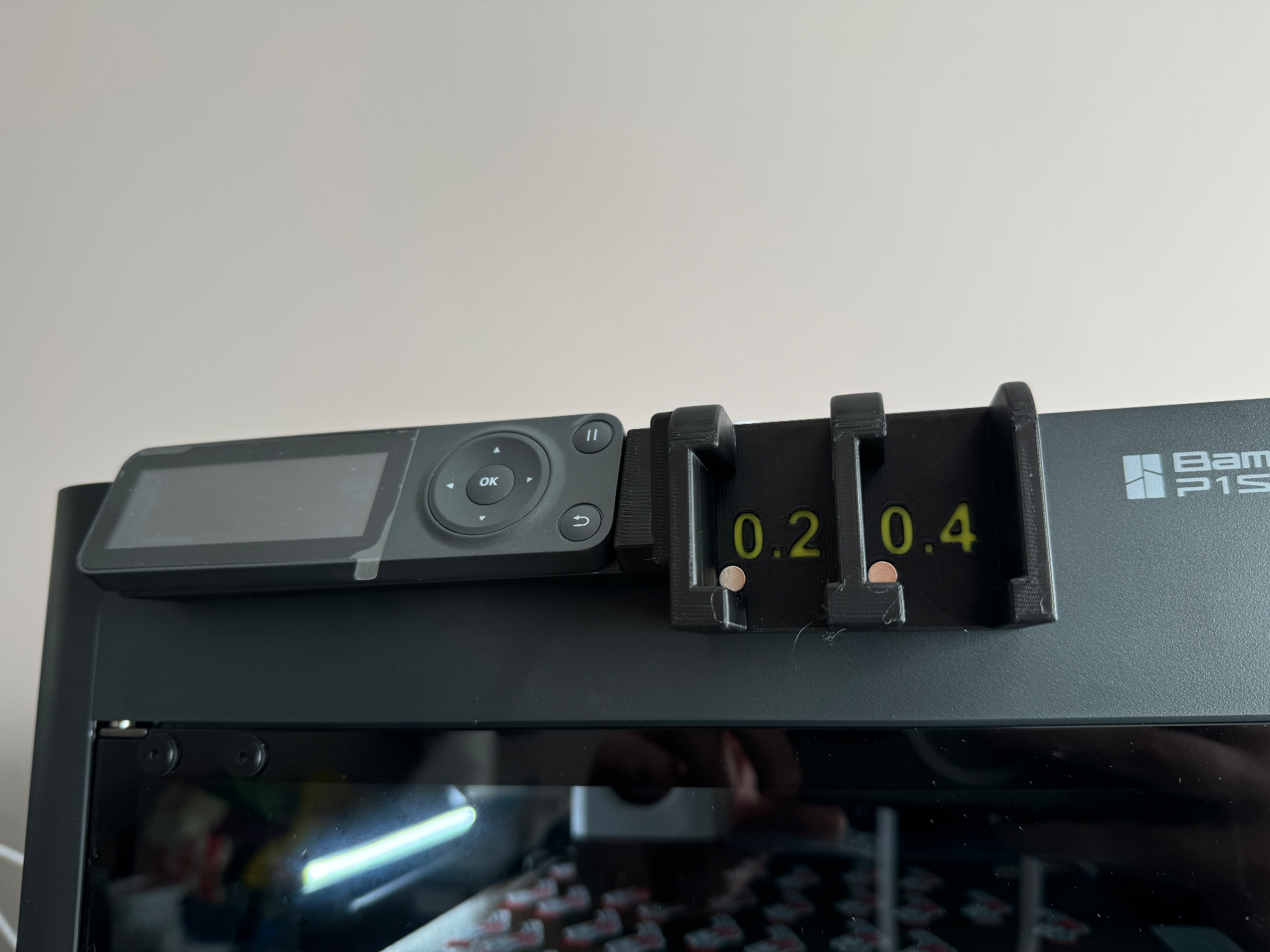 Bambulab P1S and P1P twin nozzle holder