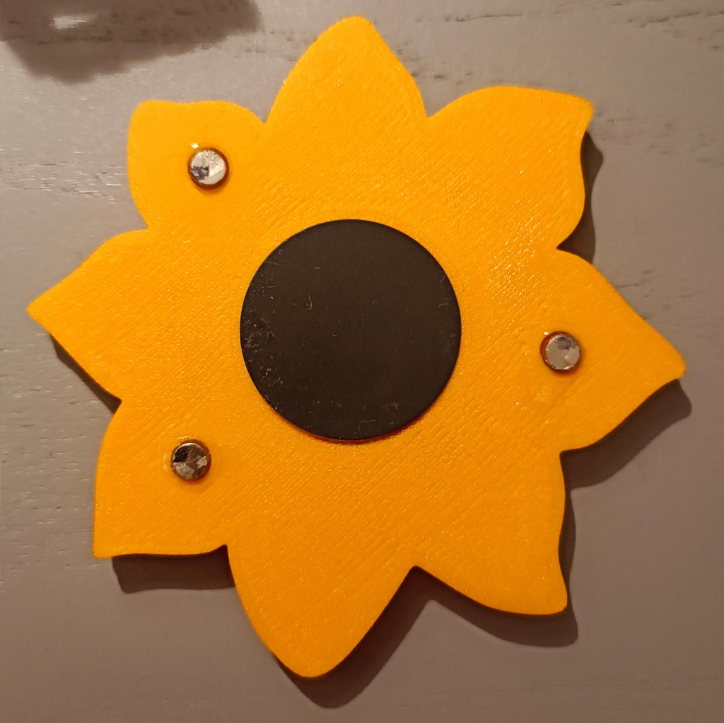 Sunflower Magnet with NFC