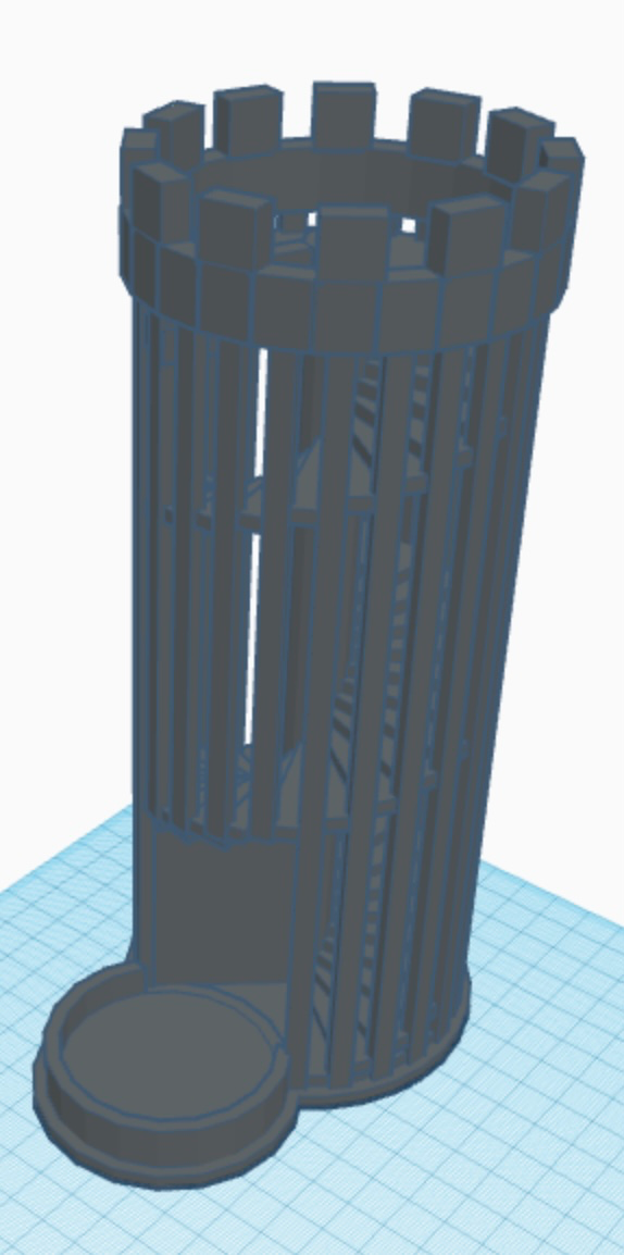 Staircase Dice tower for DnD