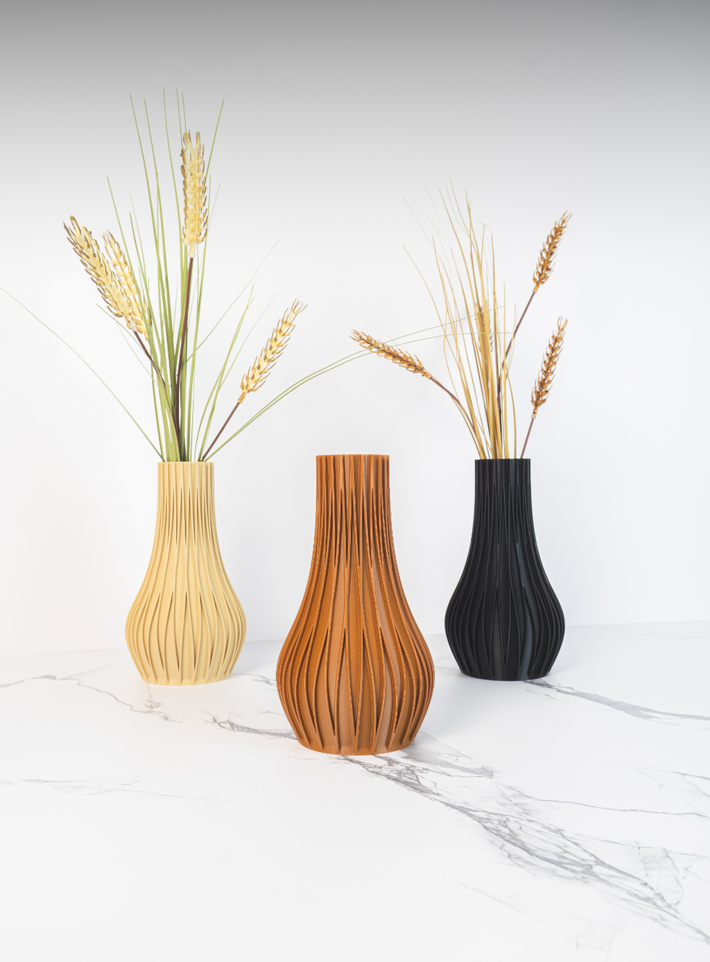 Dried Flower Vase | Round Flower Holder Home Décor