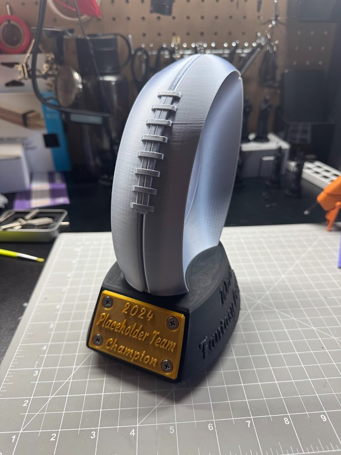 Large Customizable Fantasy Football Trophy(No AMS)
