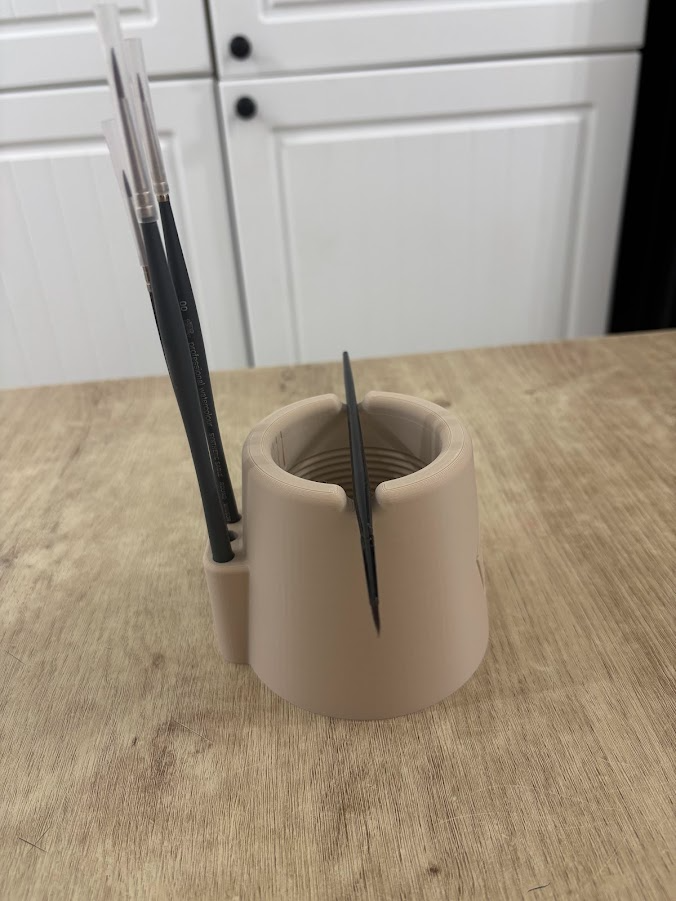 Miniatures Paint Brush Cleaning Pot
