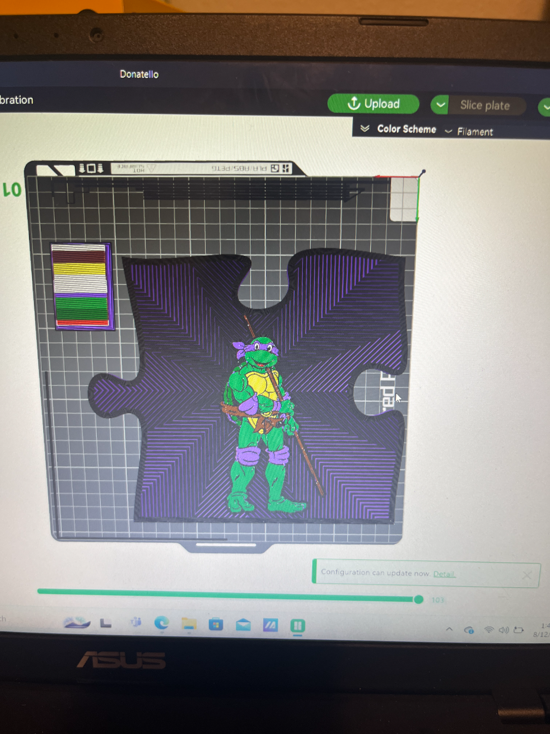 TMNT Puzzle Piece Wall Art