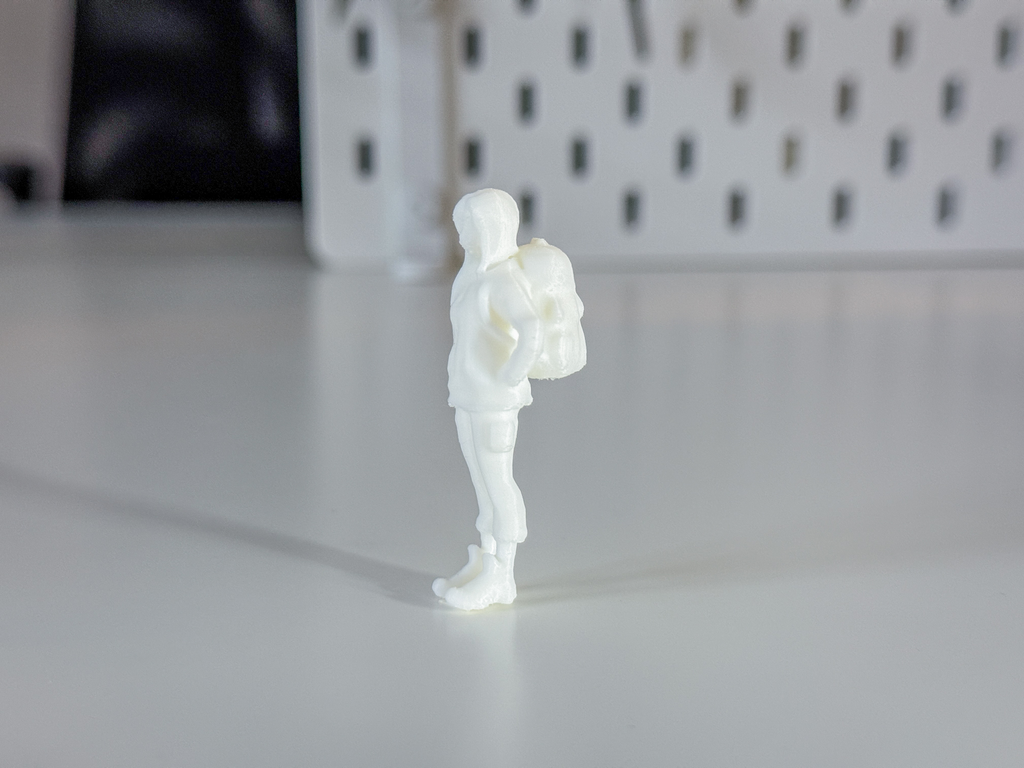 Miniature Girl/Student/Tourist for your Diorama