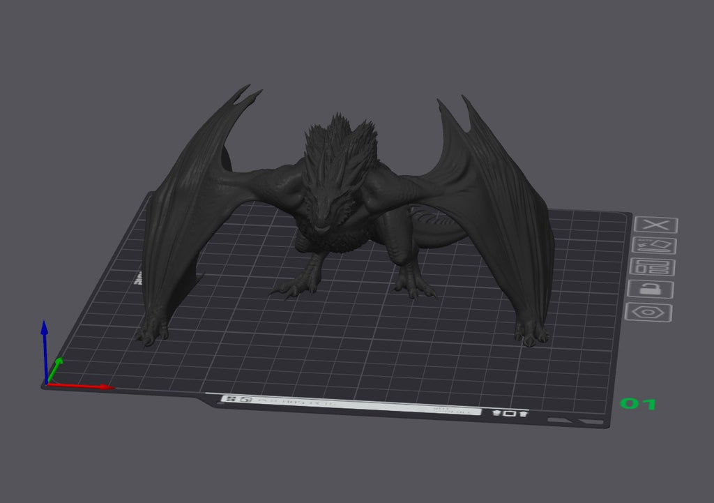 Obsidian Fire Dragon – Throne Era