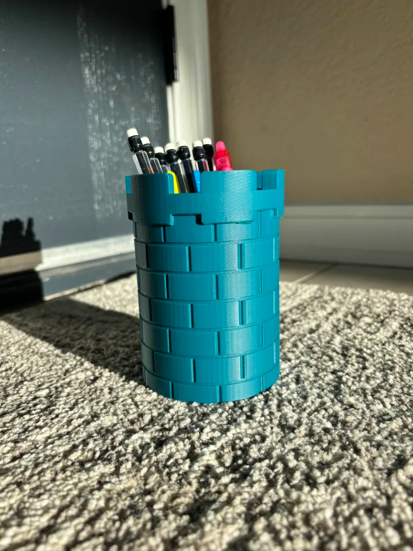Castle Pencil Cup
