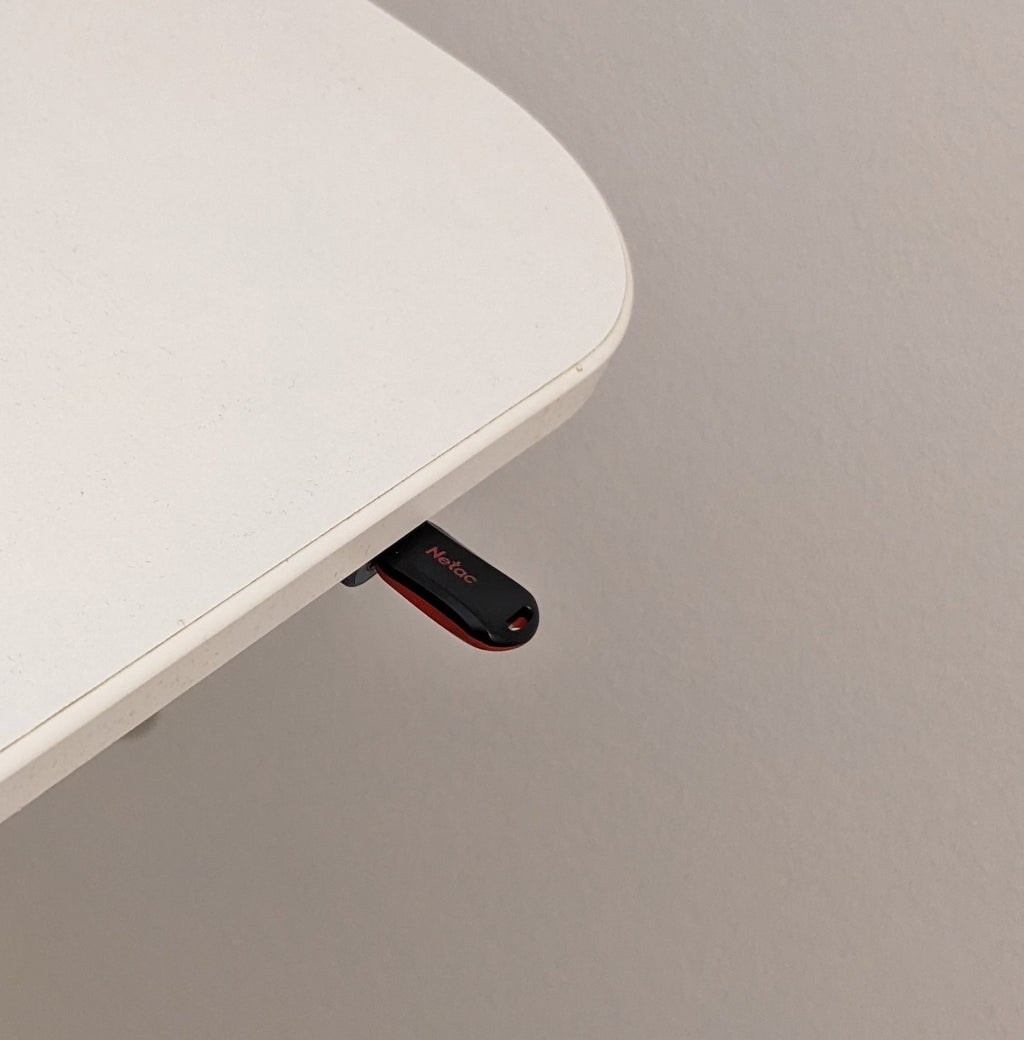 USB-A Extension Under Table Mounting Bracket