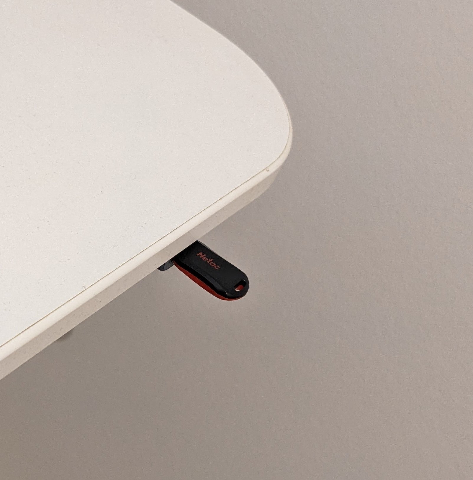 USB-A Extension Under Table Mounting Bracket