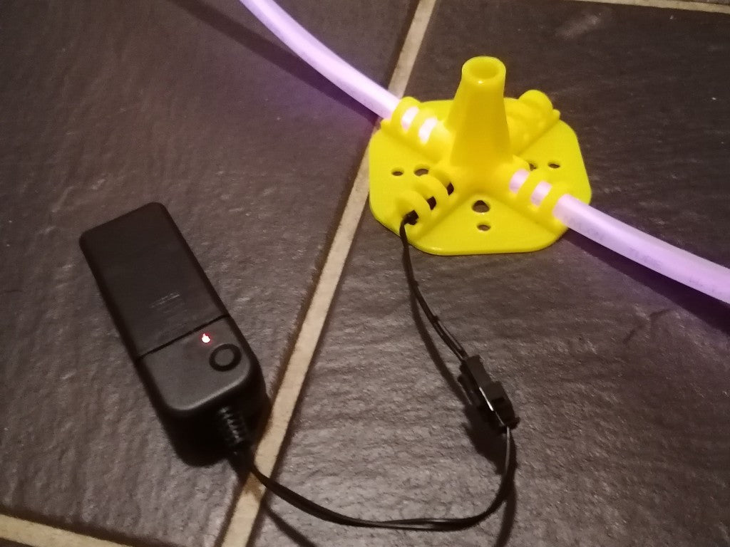 Led drone gates / rings for microwhoops