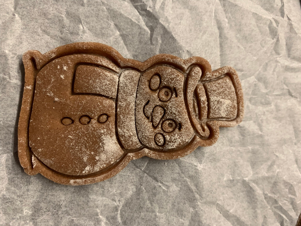 Snowman cookie cutter