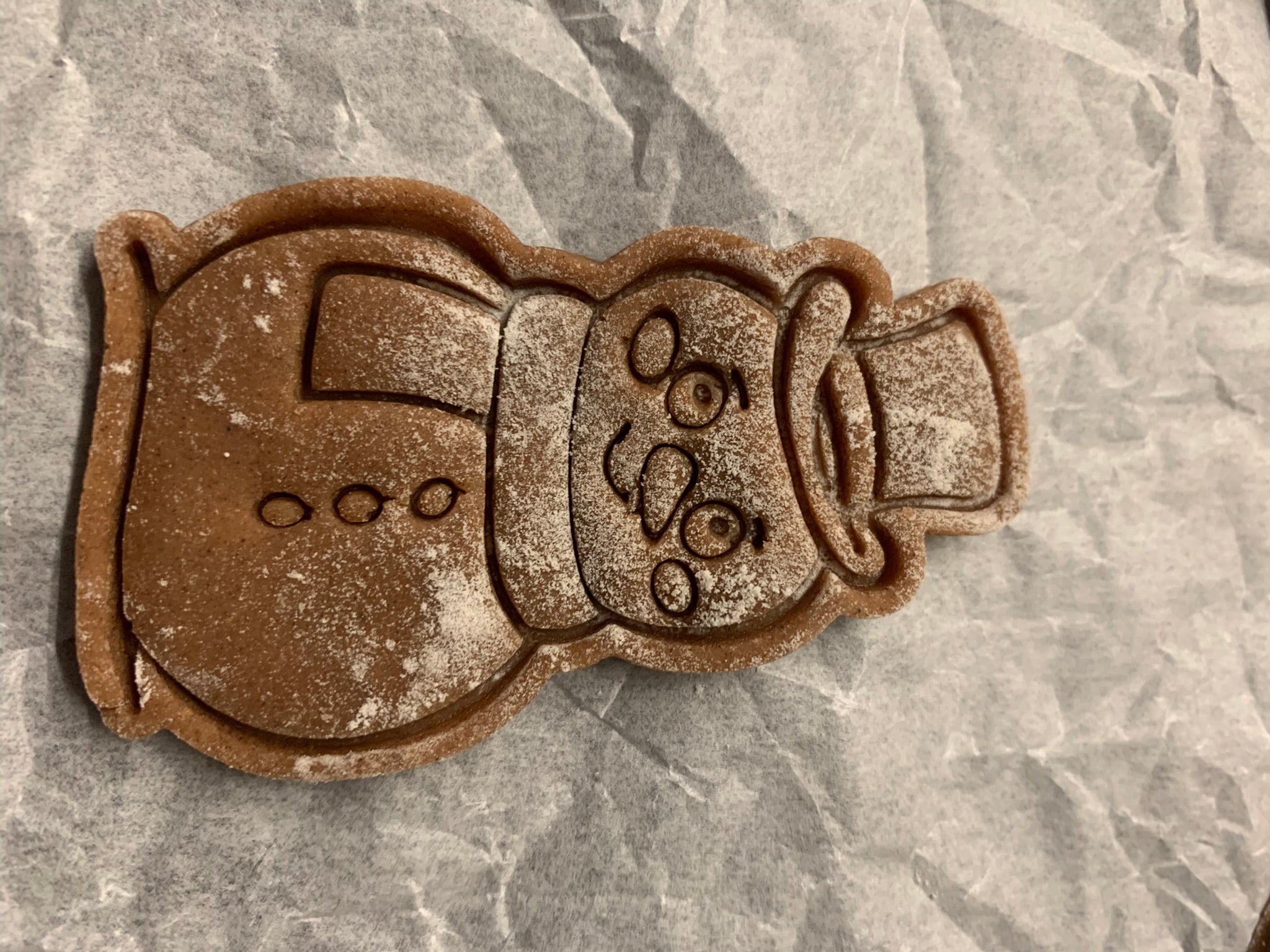 Snowman cookie cutter