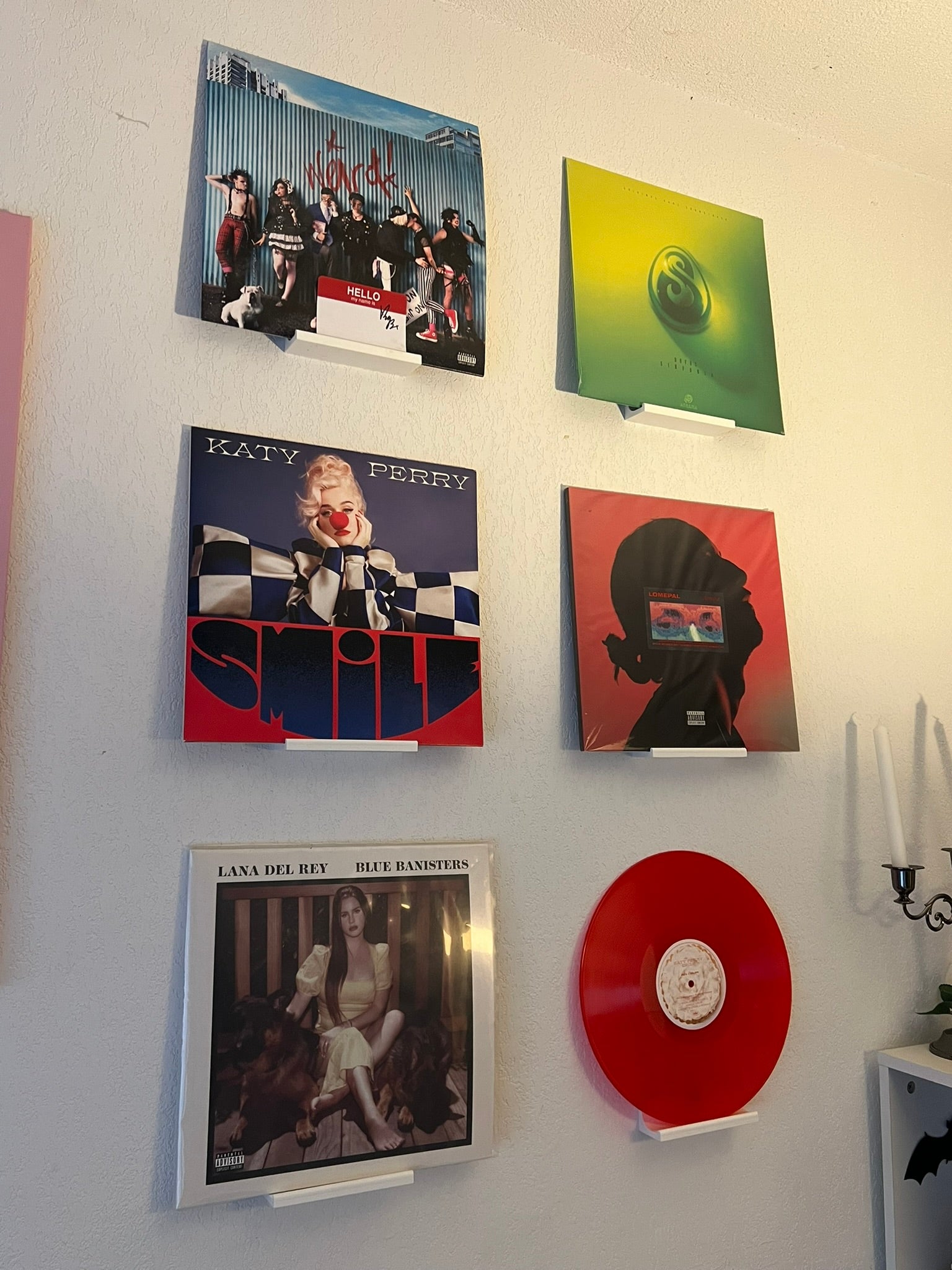 Vinyl record wall mount