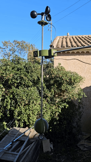 Contrepoids sur tige filetée
