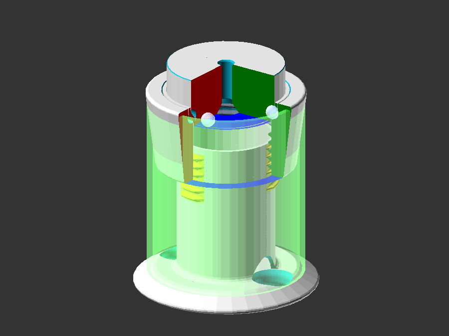 Spoolhub bearing with fast lock