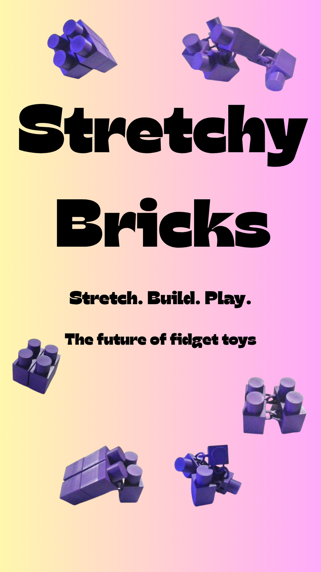 Stretchy Bricks/Toy Brick fidget