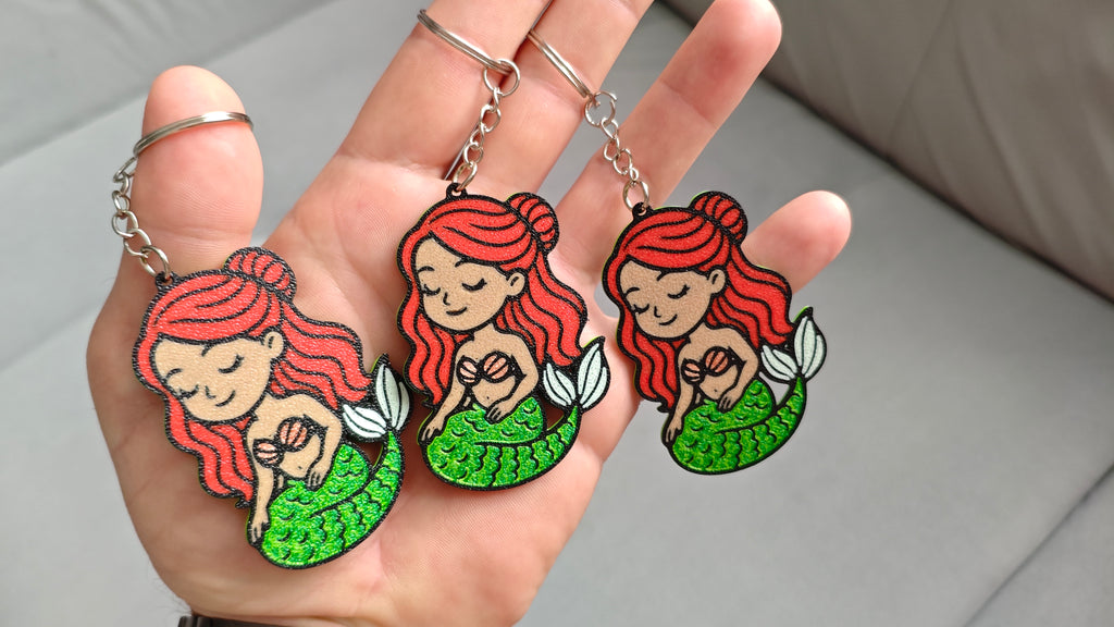 Cute Mermaid - Keychain