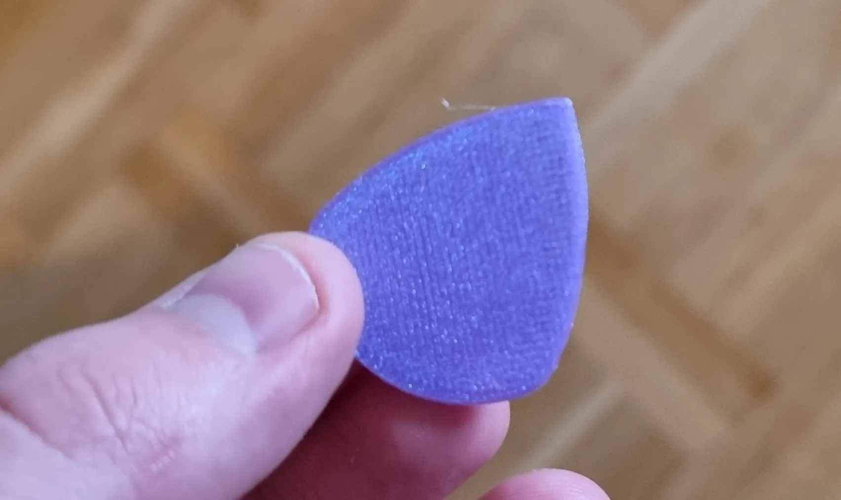 Guitar pick/plectrum with all thicknesses