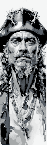 Set of Bookmarks - Pirates of the Caribbean - Sparrow, Turner and Barbossa Portrait Views