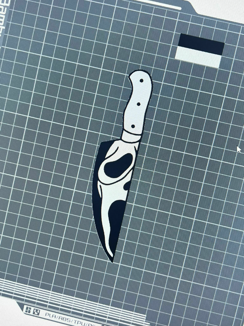 horror scream knife
