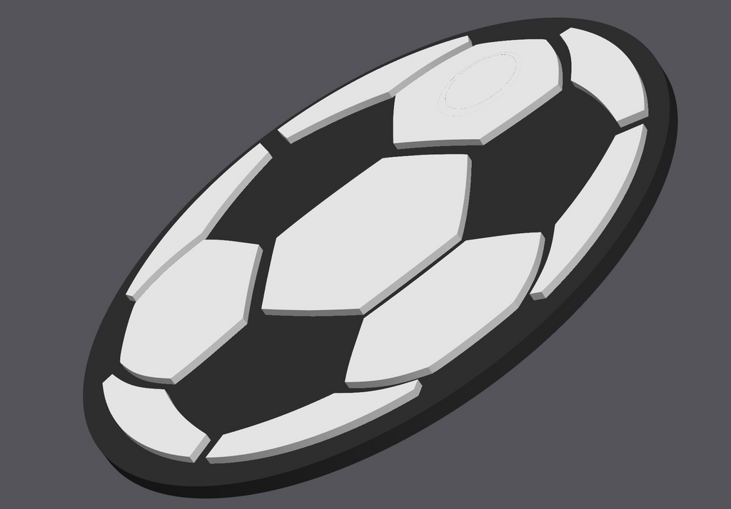 Wall Art - Soccer Ball - with wall Hanger Cutout