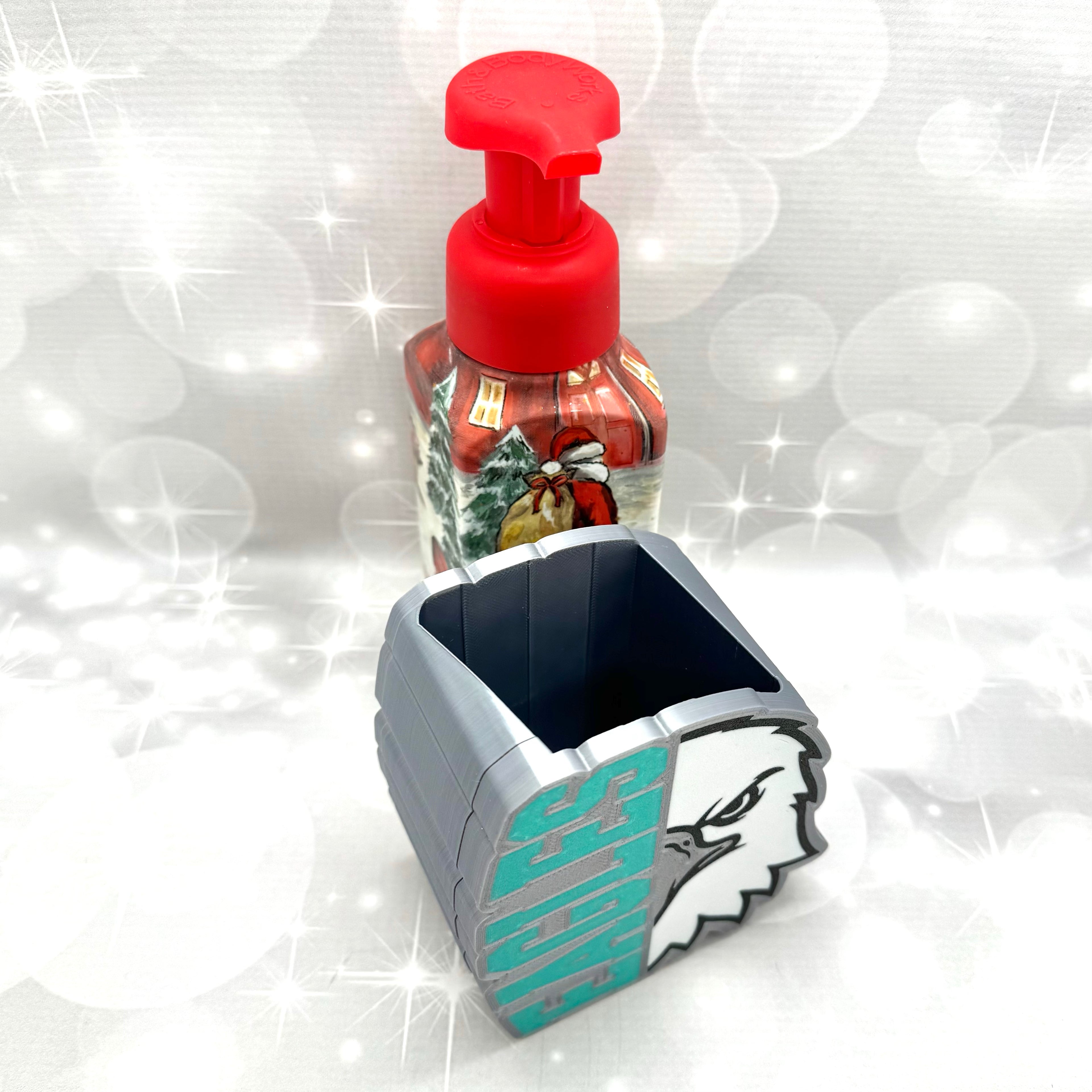 Eagles Football B&BW Soap Bottle Holder
