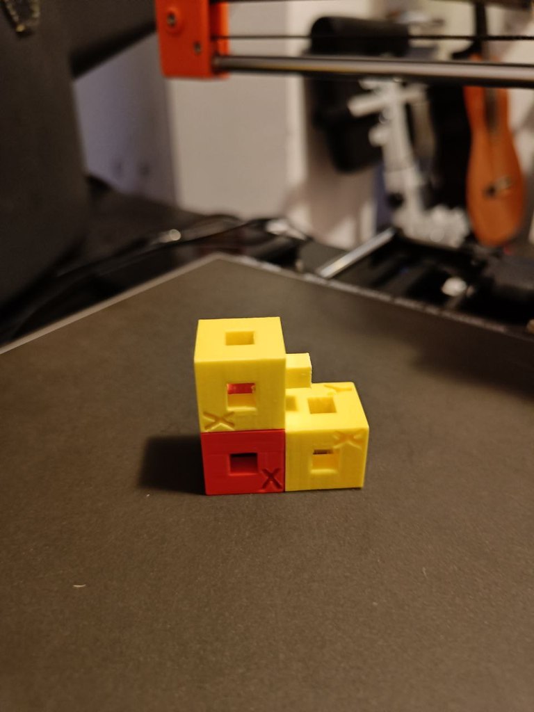 Calibration cube & kids counting interlocking block