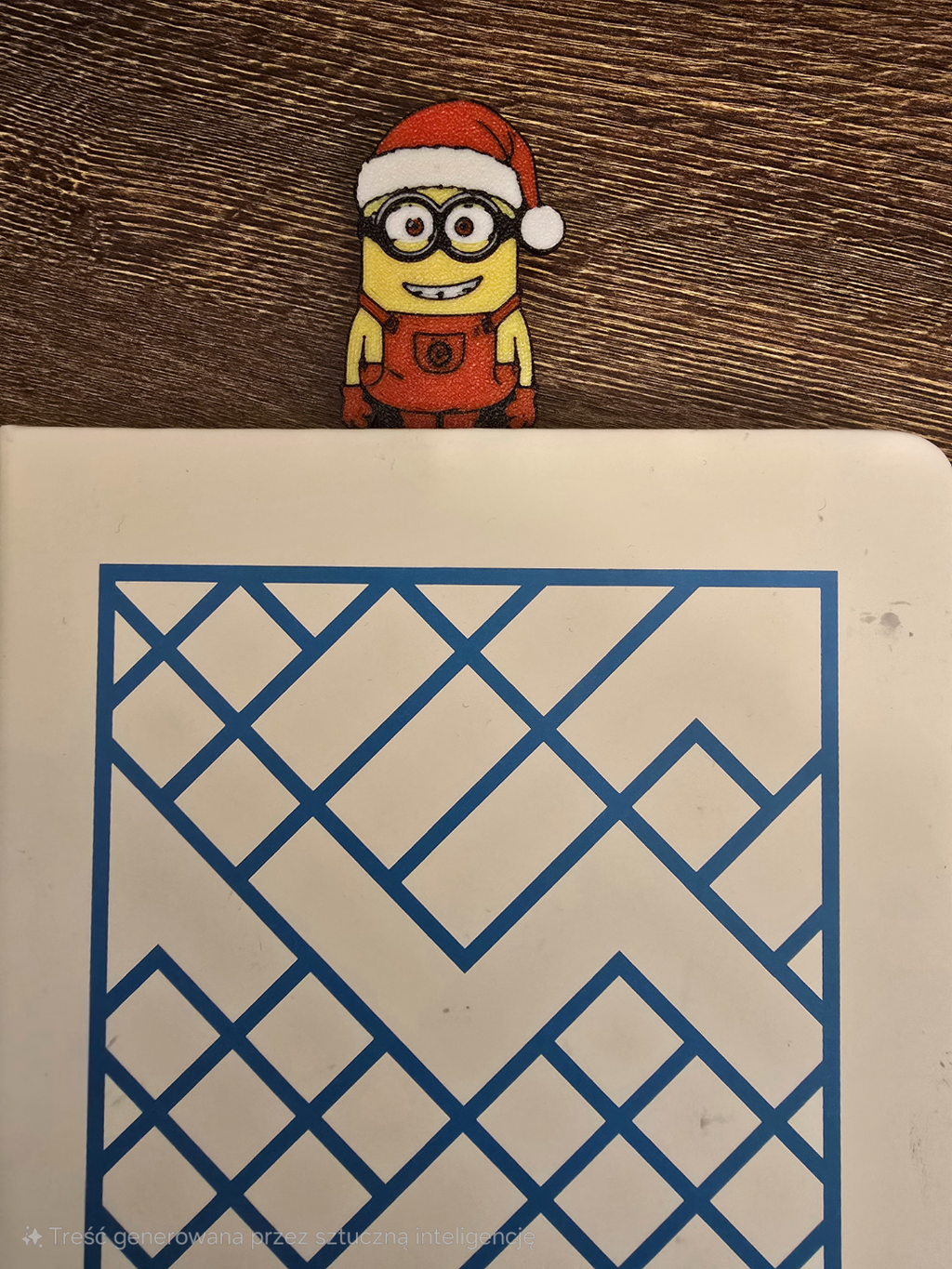 Christmas Minion Bookmark