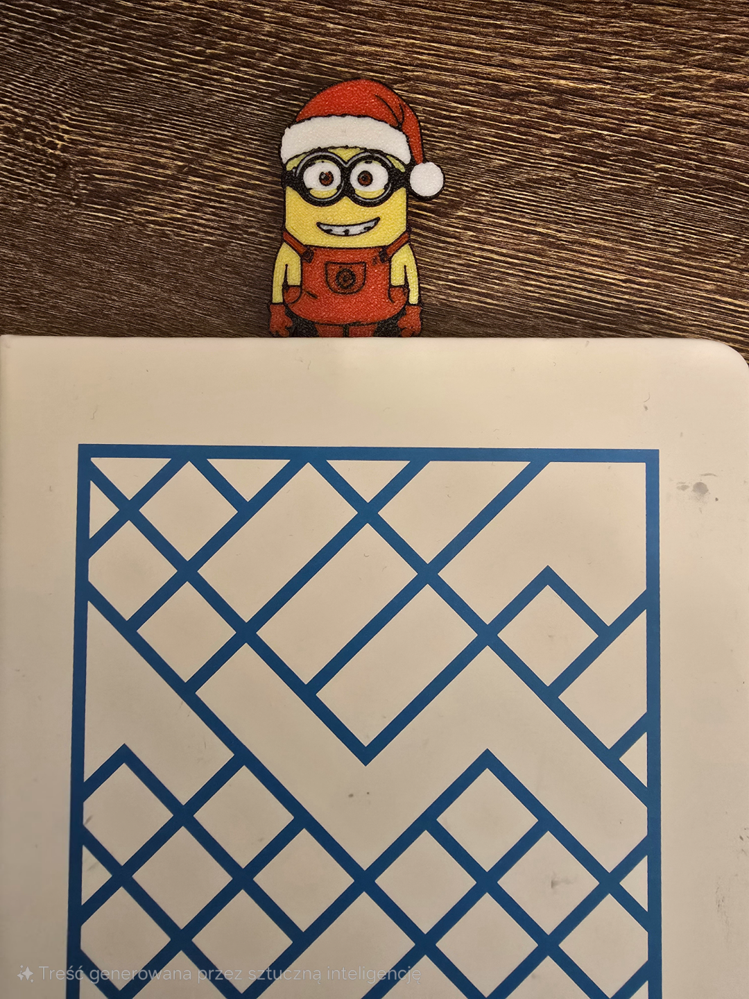 Christmas Minion Bookmark