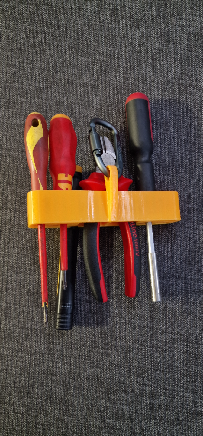 Tool holder/holster for belt buckle