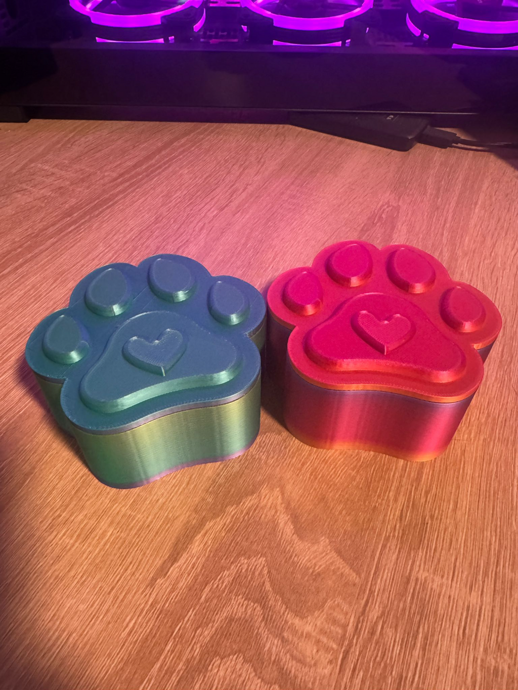 Pfoten Dose für Schmuck oder Leckerchen