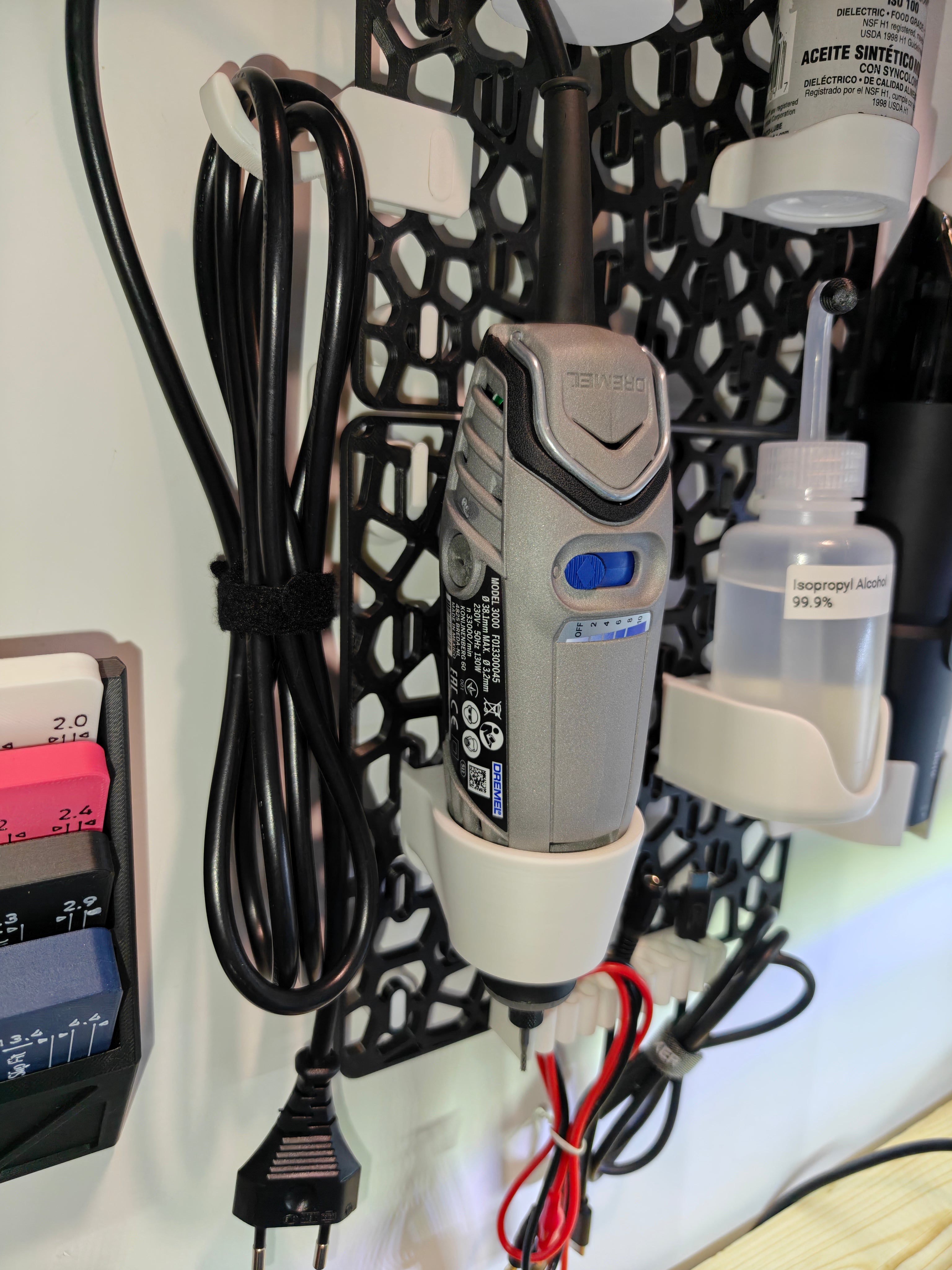 Skadis Dremel 3000 Holder - Shorter + Stronger