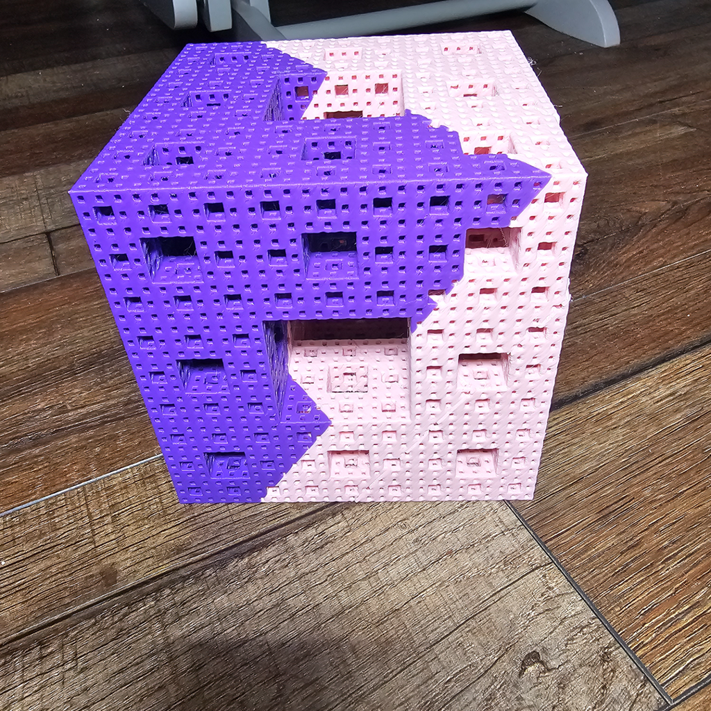 High resolution LVL 4 Menger Sponge