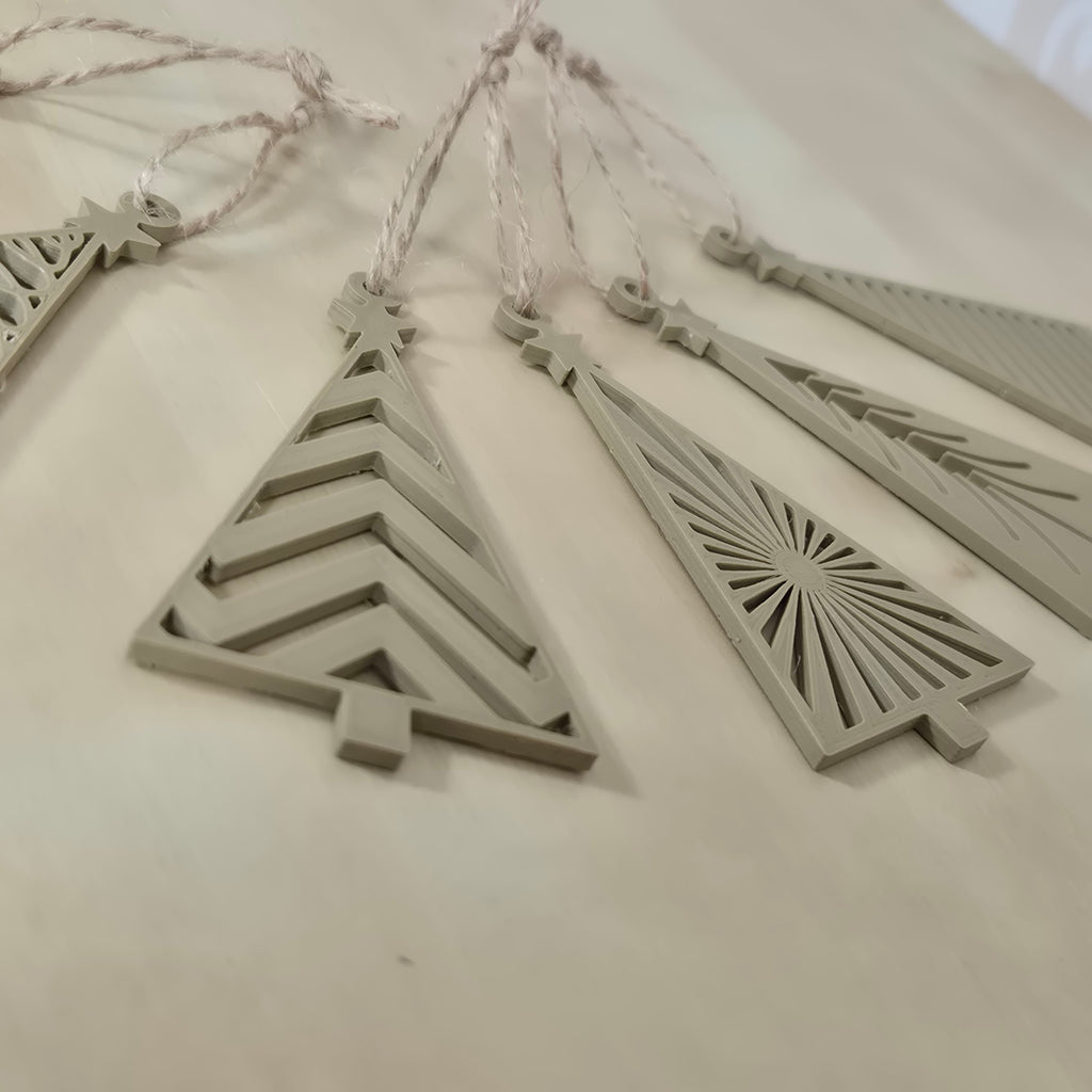 Modern Christmas Tree Ornaments Set