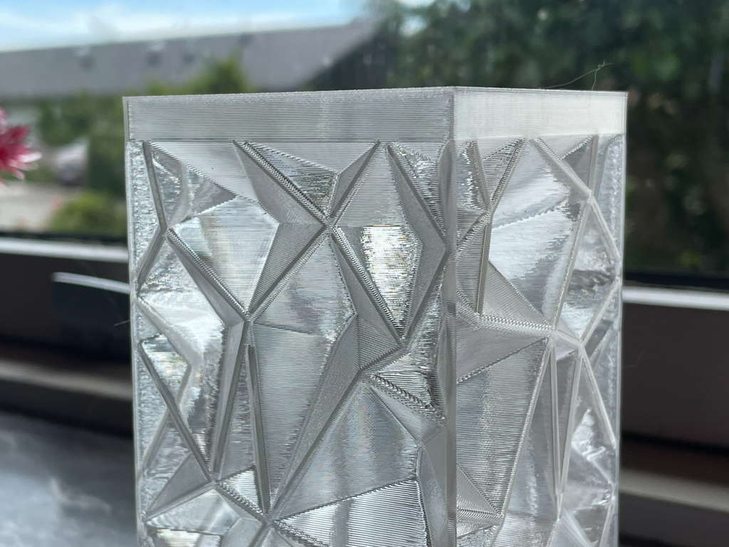 Frozen Ice Shards Lamp for LED Kit 001 (vase mode)