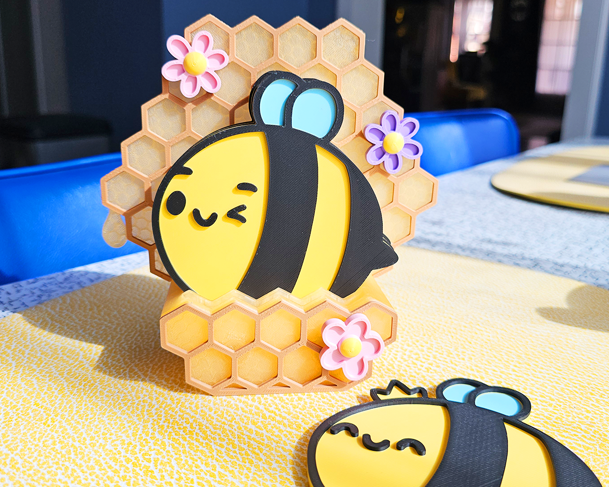 Honey Bee Coaster Set