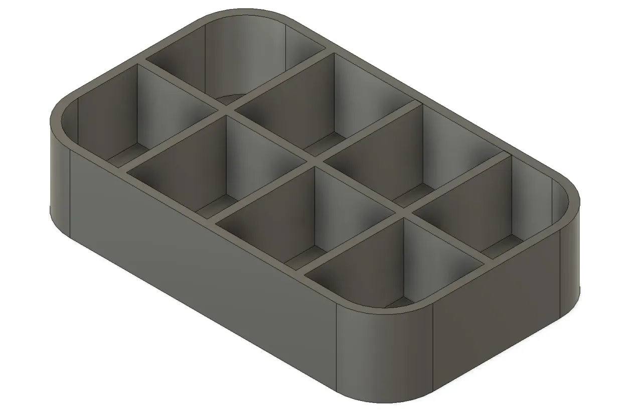 Altoids Tin Weekly Pill Holder Organizer - Thin Wall Divider