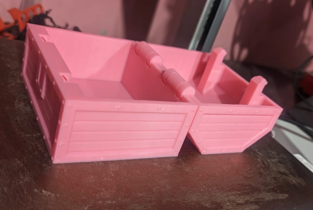 Print in place Chest with key