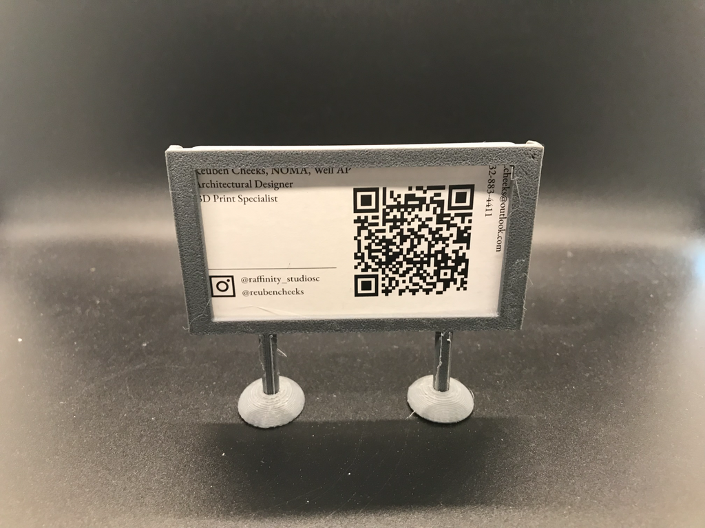 BillBoard Form V1 Business Card Holder