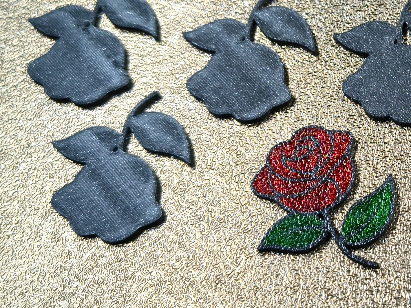 Rose Lapel Pin – Elegant Multicolor Brooch