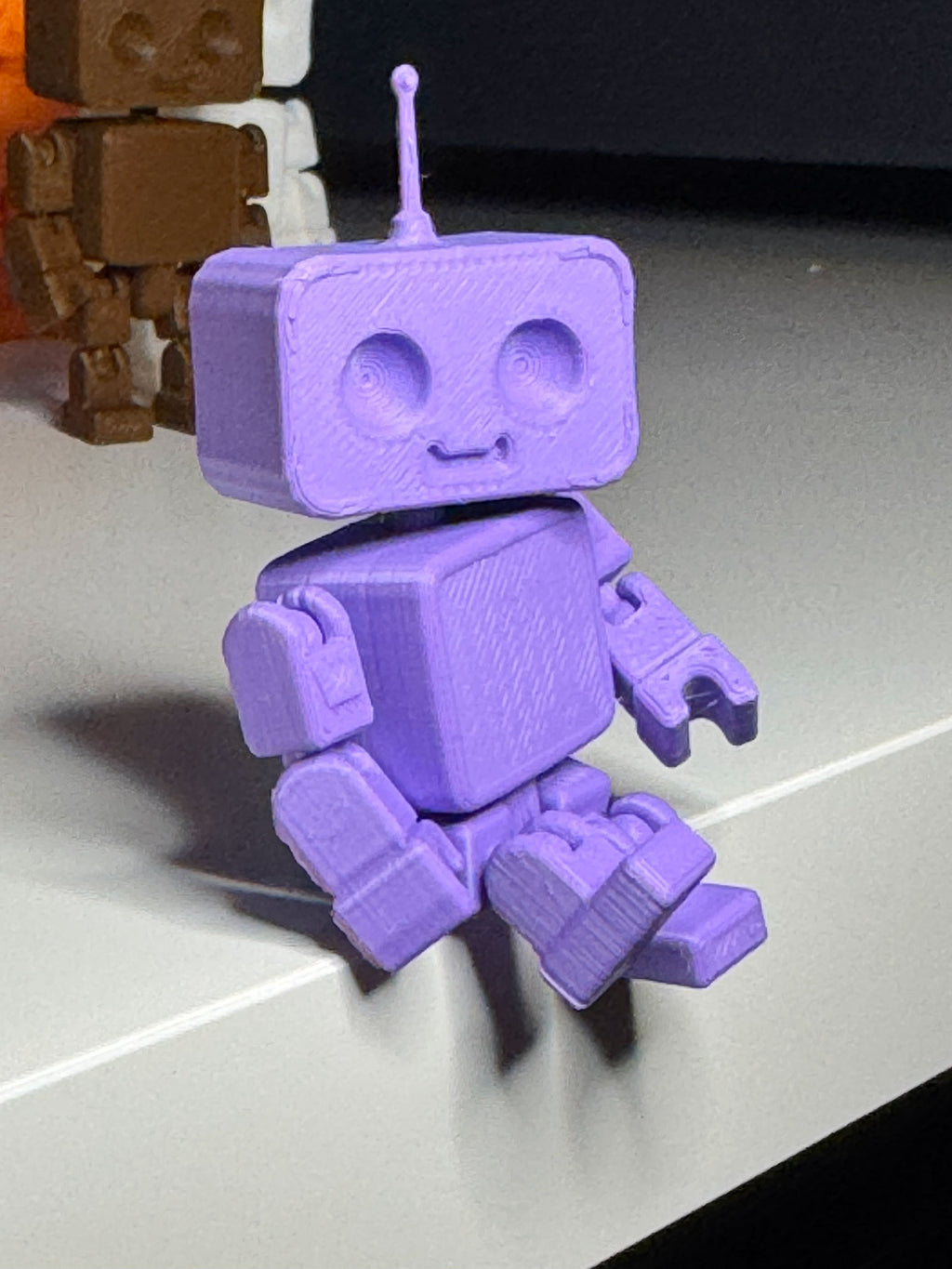 Cute Robot with Articulated Limbs and Head