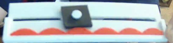 Irregular wheel demonstration model