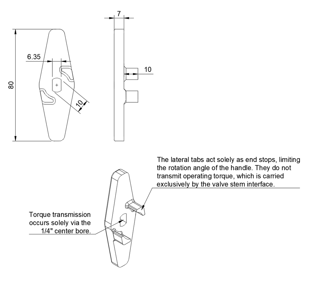 Water Valve Handle